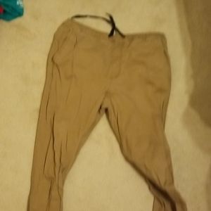 Khaki joggers